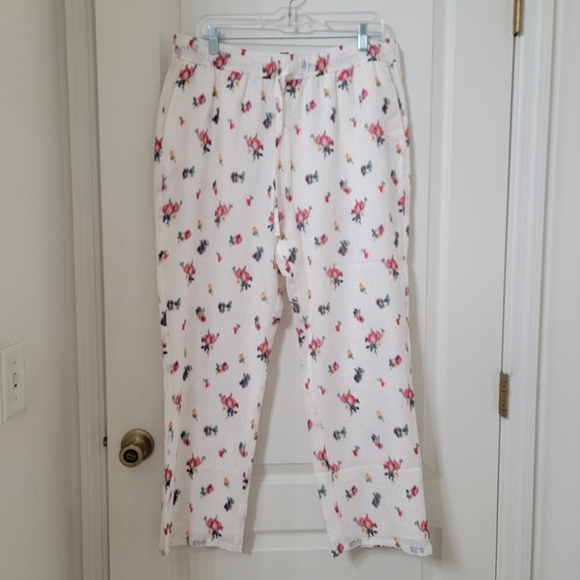 Hill House Size L Rosemary "Going Out Pajama Pants", Excellent Used Condition - Picture 1 of 14